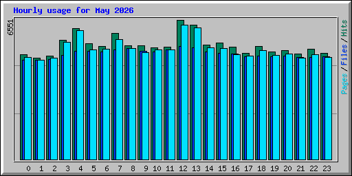 Hourly usage for May 2026